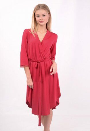 Домашний кружевной халат-1