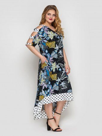 Vlavi: Платье Тропикана черное 120615 - фото 4