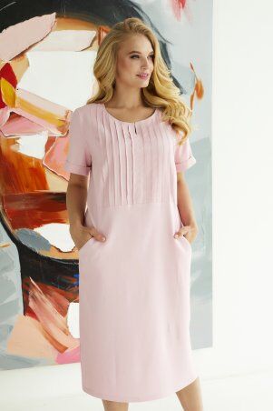 Miledi: Платье Мэрс розовый 101523 - фото 1