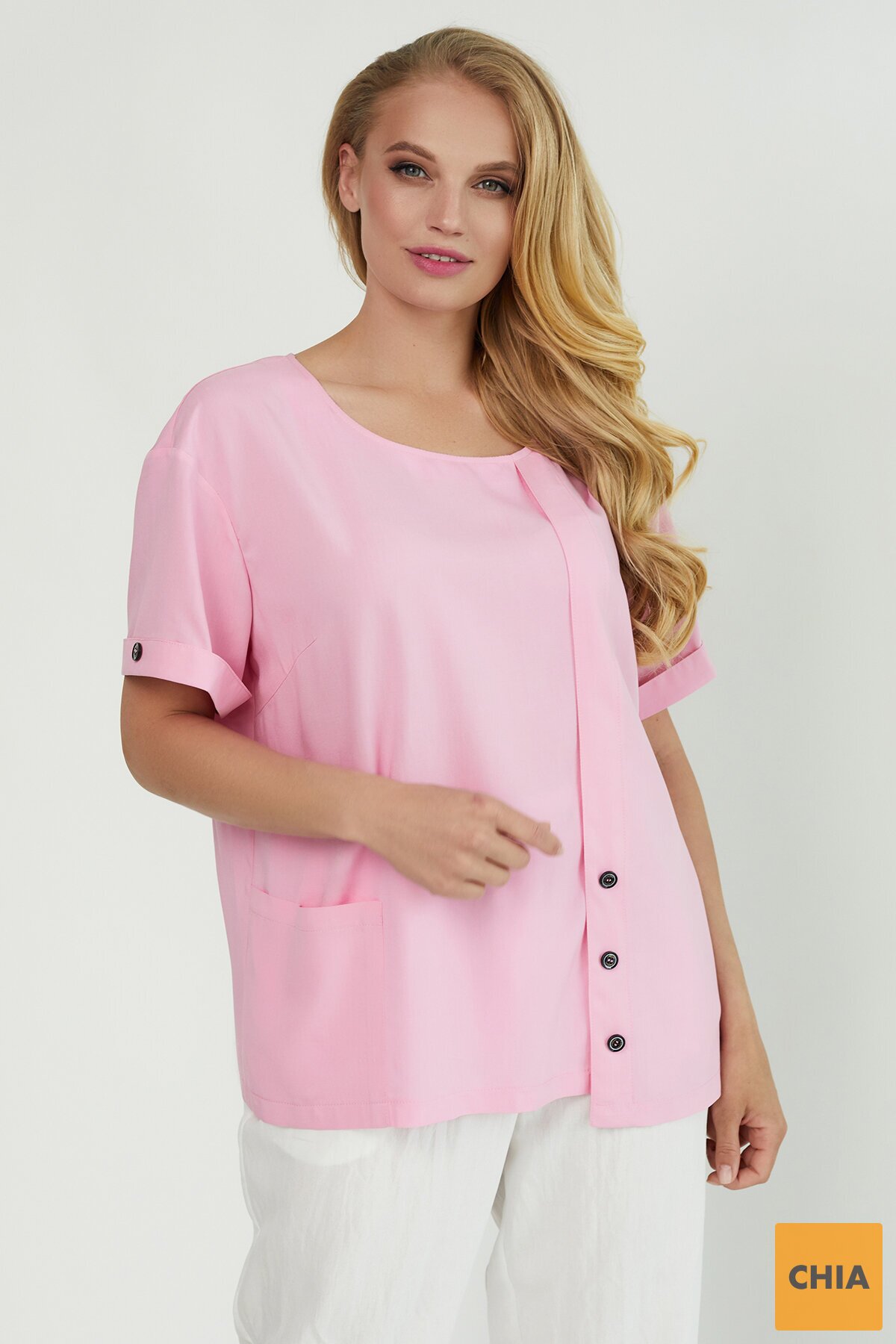 Блузка Верба розовый