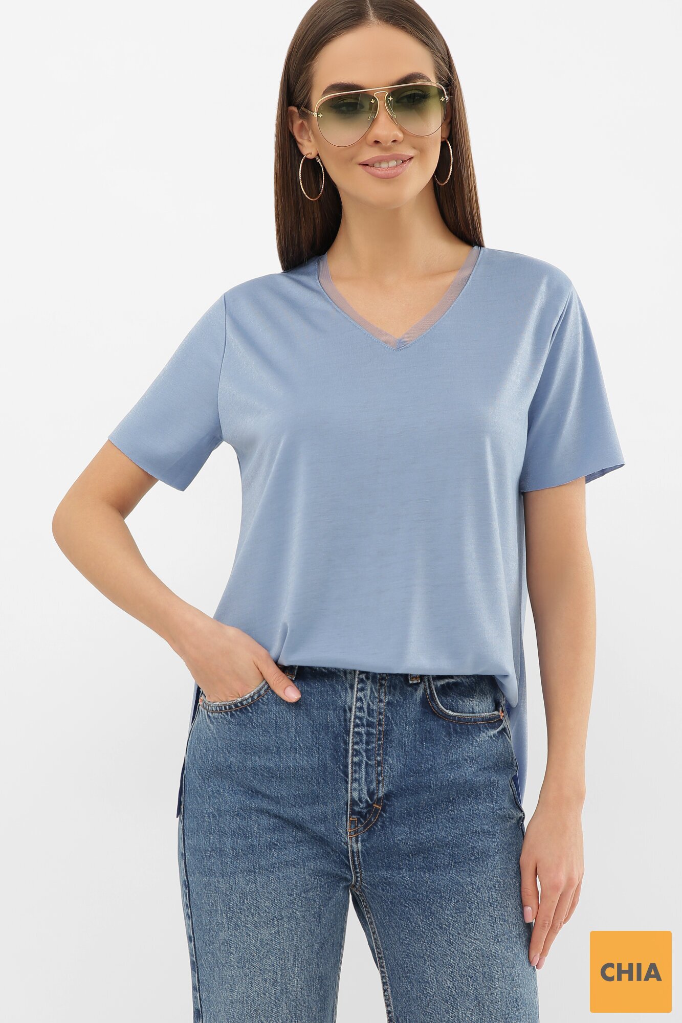 Футболка 1699V Джинс