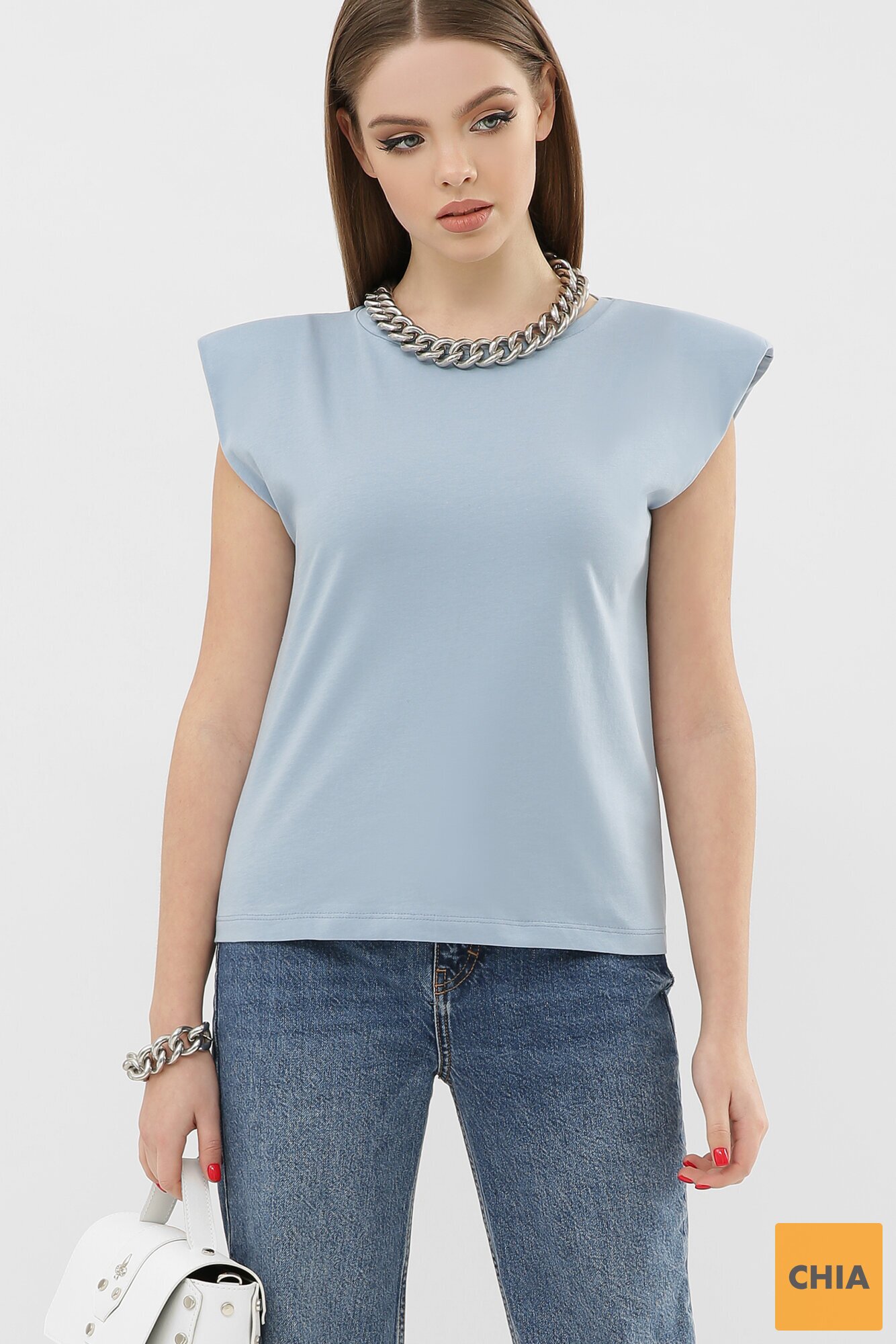 Футболка 6033V Джинс