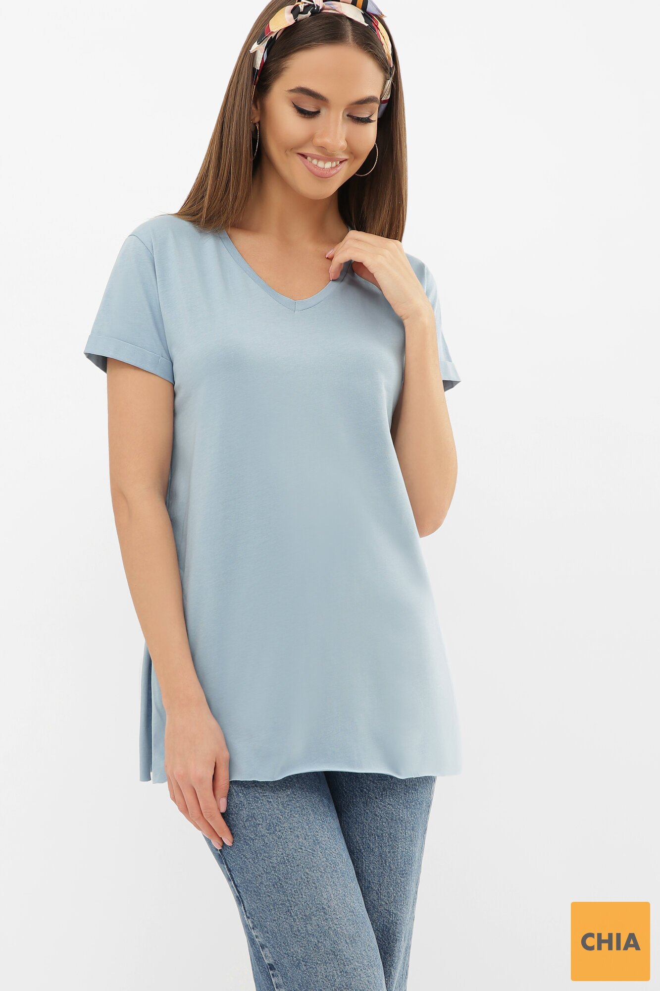 Футболка 6047V Джинс