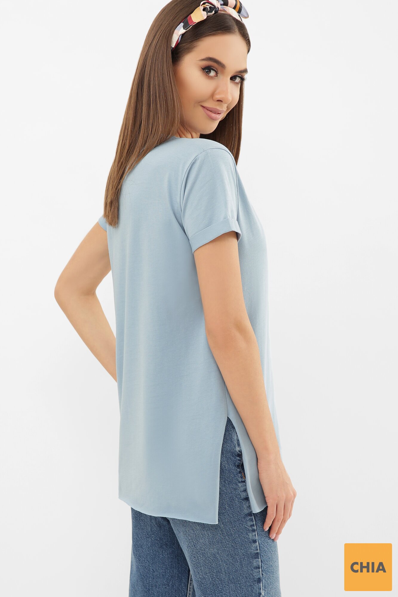 Футболка 6047V Джинс