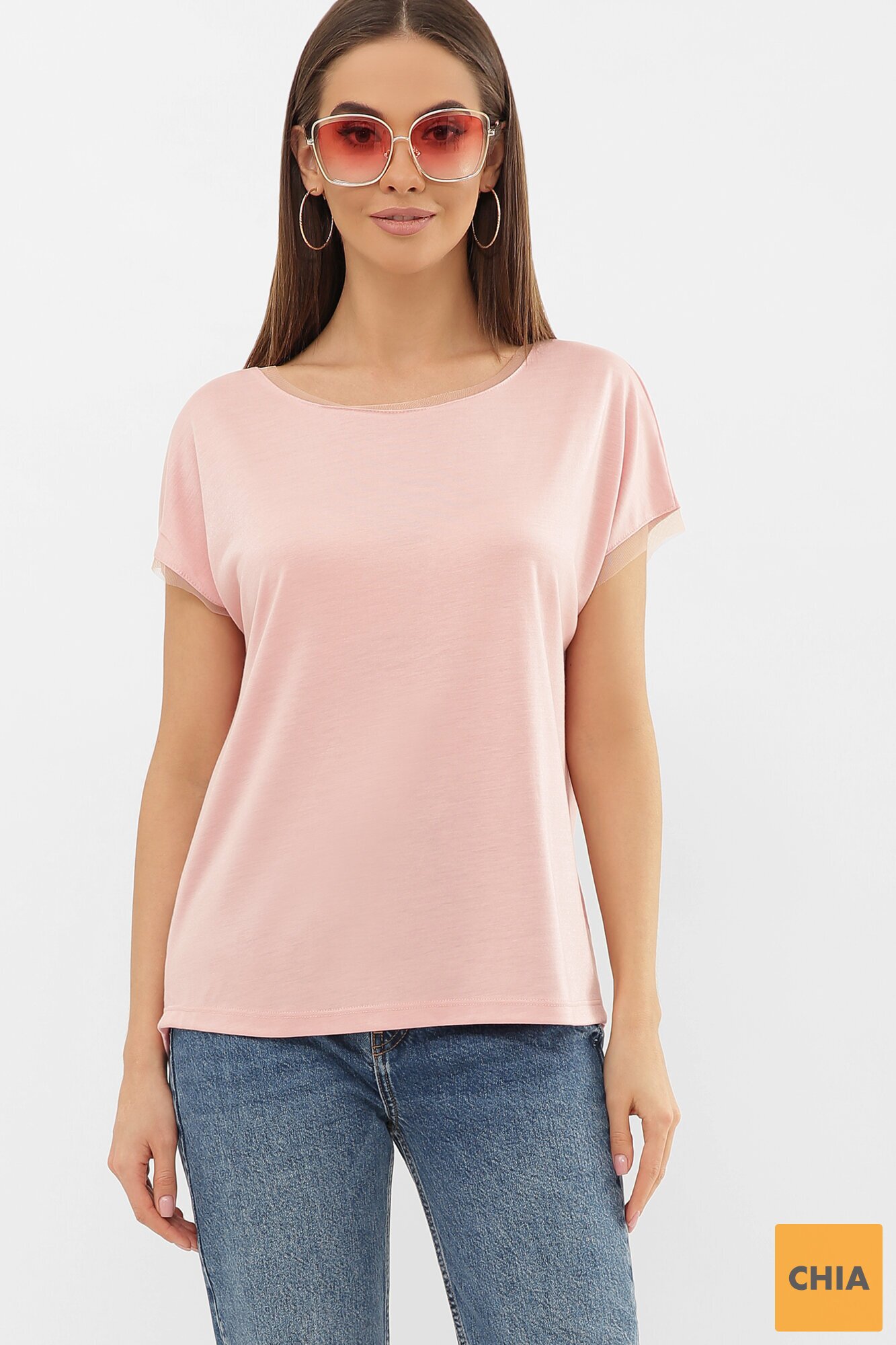 Футболка 1700V Пыльная Роза