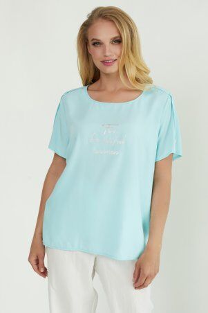 Miledi: Блузка Бьюти голубой 101575 - фото 1