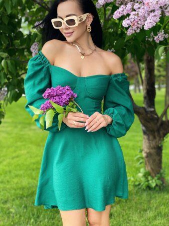 Larionoff: Платье Fragolina Зеленый 001910 - фото 1