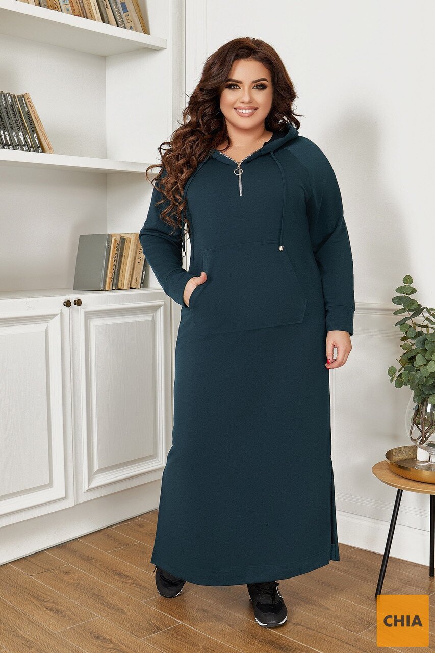 Платье большого размера So StyleM с капюшоном