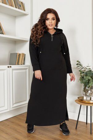 Платье большого размера So StyleM с капюшоном