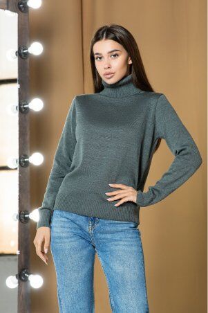 Prima Fashion Knit: Вязаный гольф "Наоми" - темно-серый 1045098 - фото 1