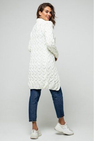 Prima Fashion Knit: Вязаный кардиган "Лало" - Молочный 4521031 - фото 2