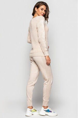 Prima Fashion Knit: Вязаный костюм «Николь» - Светлая пудра 2705113 - фото 3