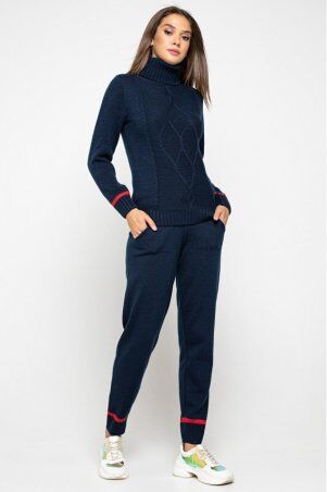 Prima Fashion Knit: Вязаный костюм"Рима"- темно-синий 2725110 - фото 1