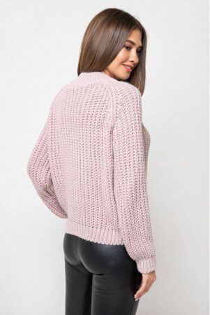Prima Fashion Knit: Вязаный свитер «Злата»  - пудра 375006 - фото 2