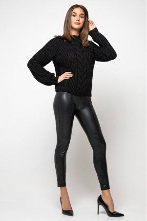 Prima Fashion Knit: Вязаный свитер «Злата»  - черный 375011 - фото 3