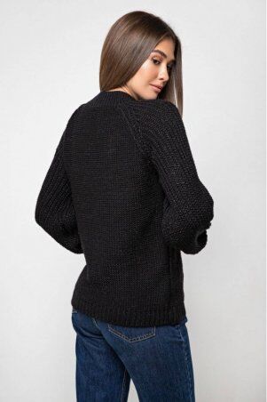 Prima Fashion Knit: Вязаный свитер «Ника» с люрексом - черный 371011 - фото 2
