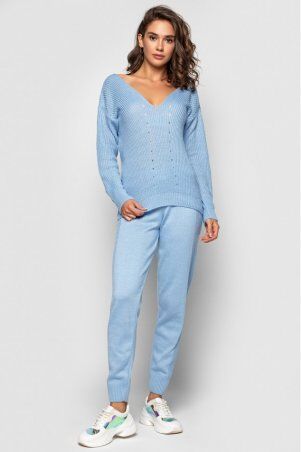 Prima Fashion Knit: ​​Вязаный костюм «Эля» - ​​Голубой 2703117 - фото 1