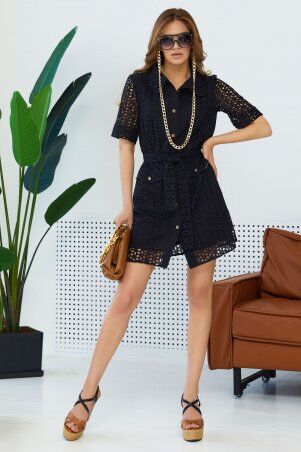 Jadone Fashion: Платье Рисса черный - фото 1