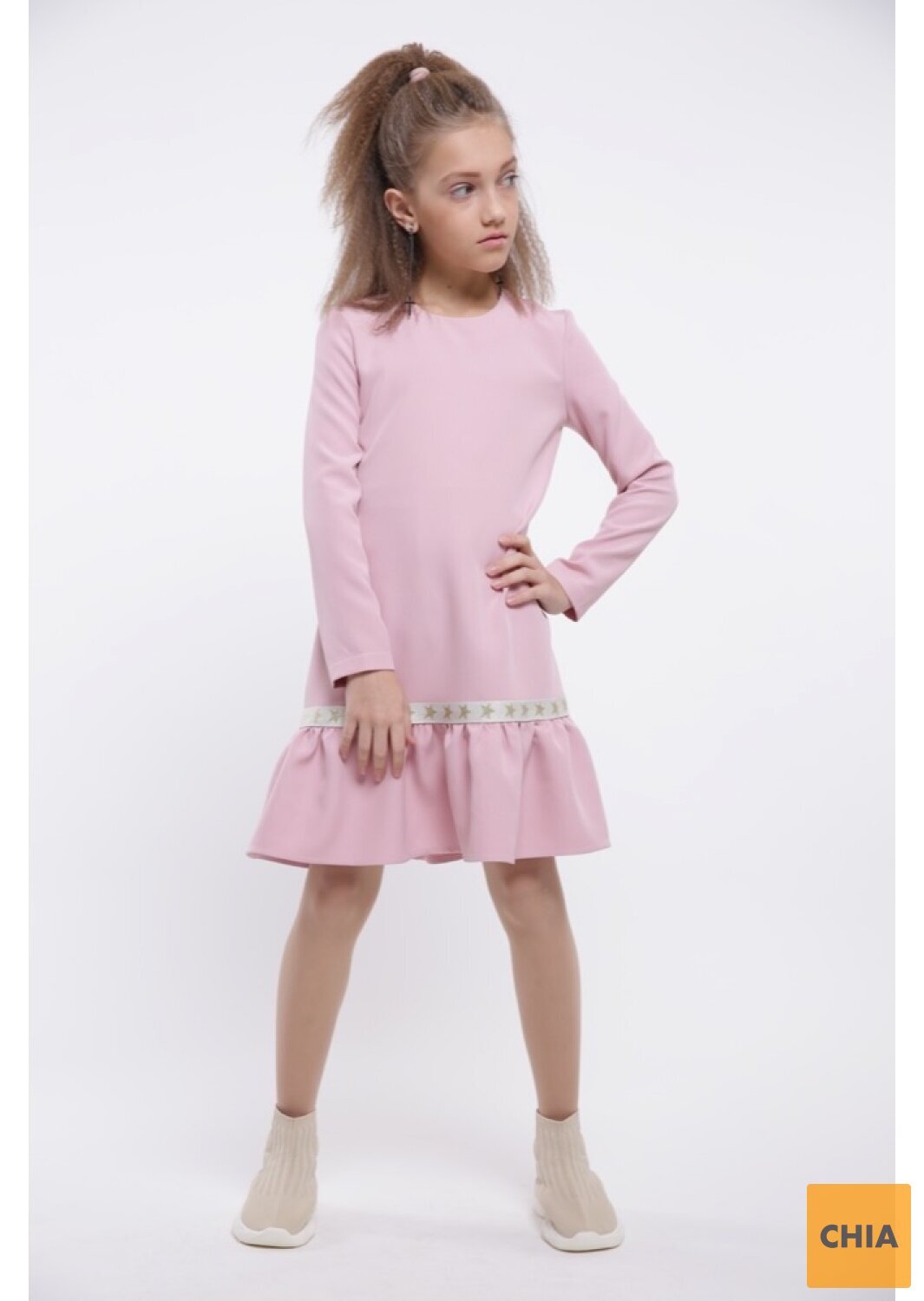 Платье Валерия розовый