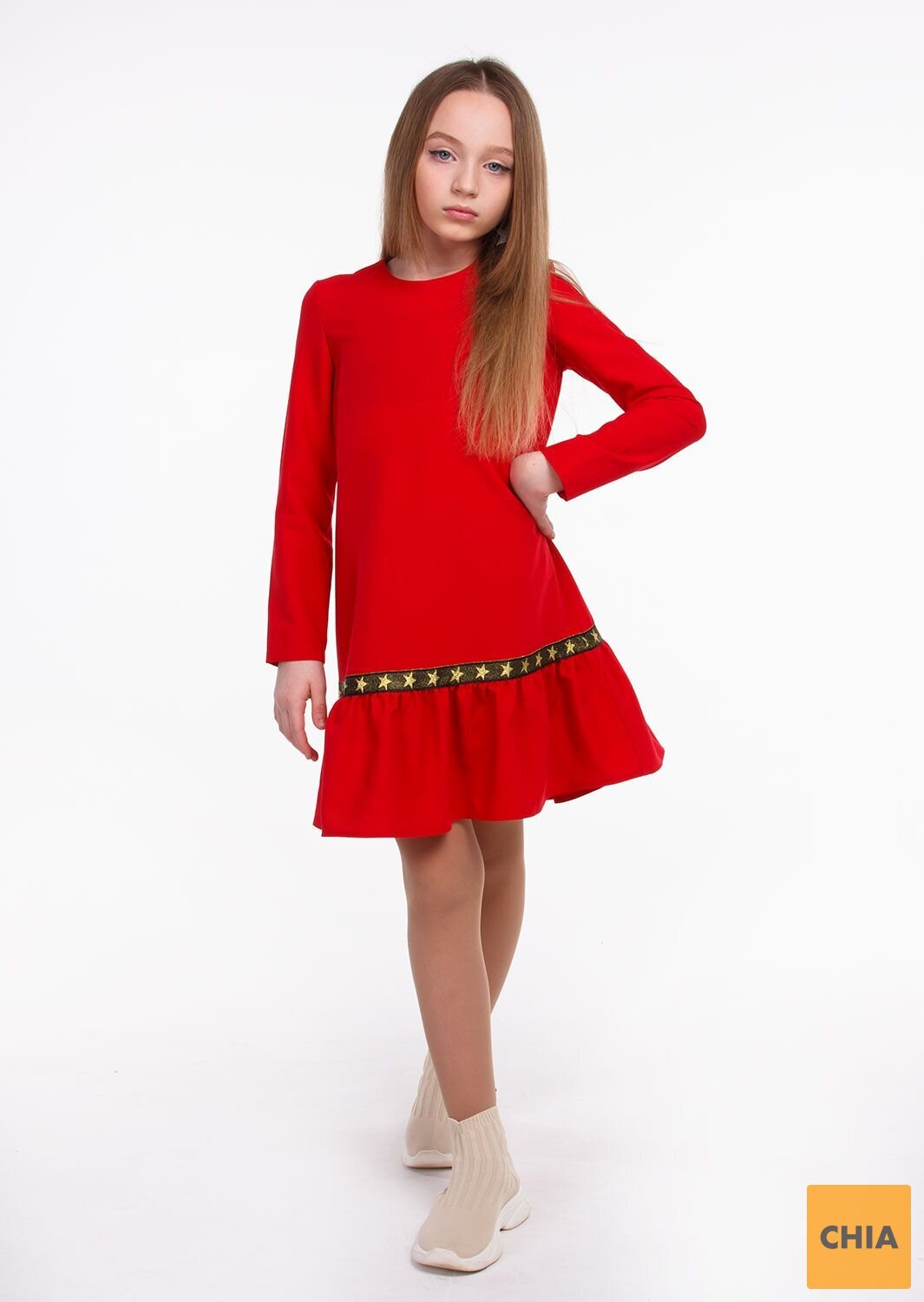 Платье Валерия красный