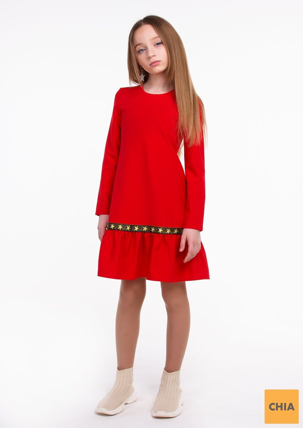 Платье Валерия красный