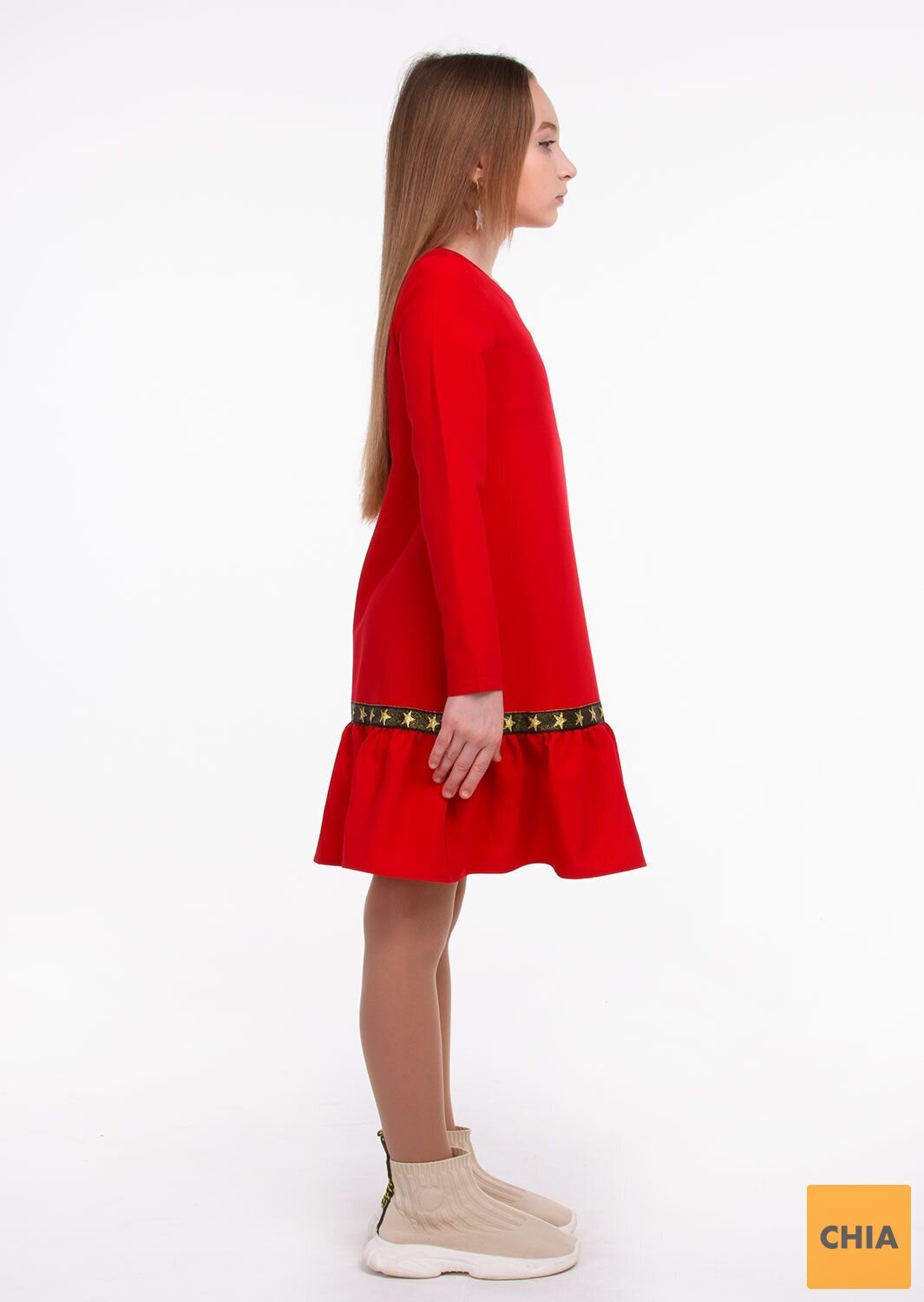 Платье Валерия красный