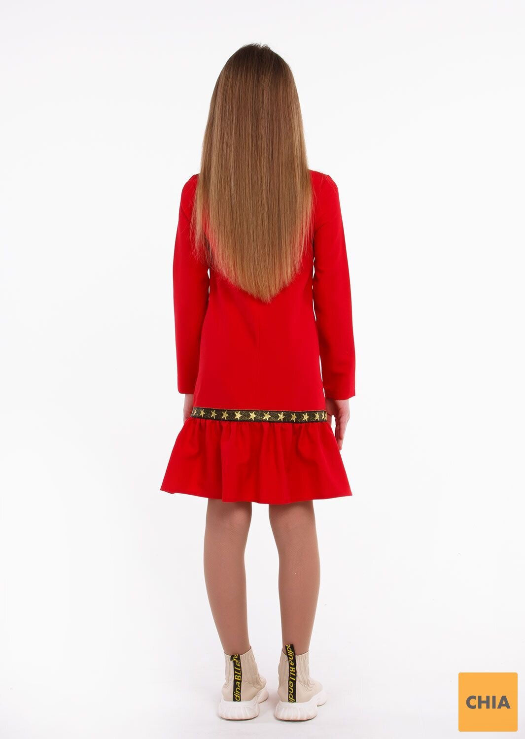 Платье Валерия красный