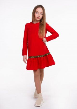 Sofia Shelest: Платье Валерия красный ПЛ0755 - фото 1