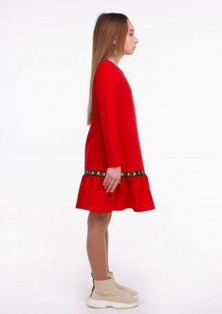 Sofia Shelest: Платье Валерия красный ПЛ0755 - фото 4
