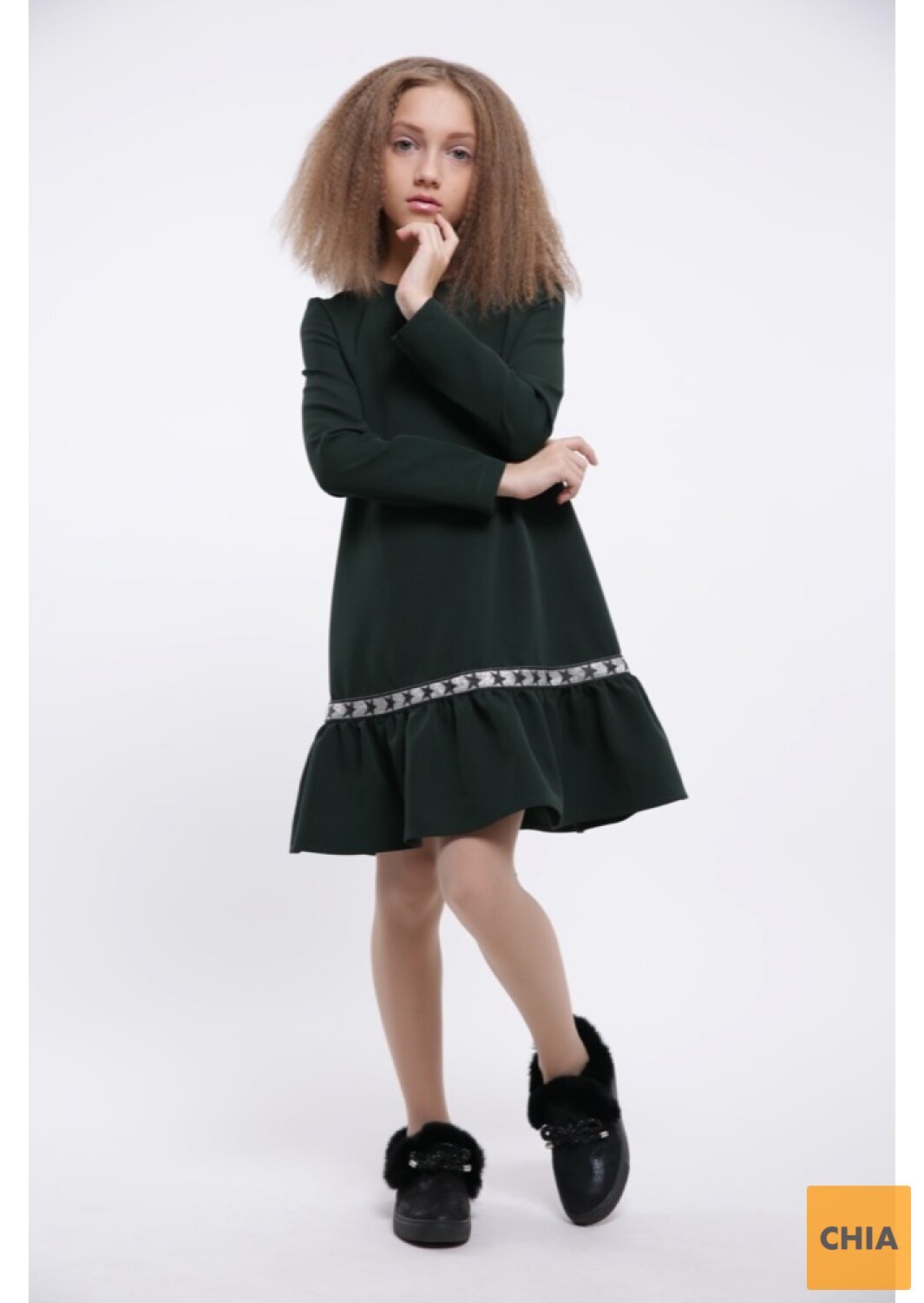 Платье Валерия зеленый