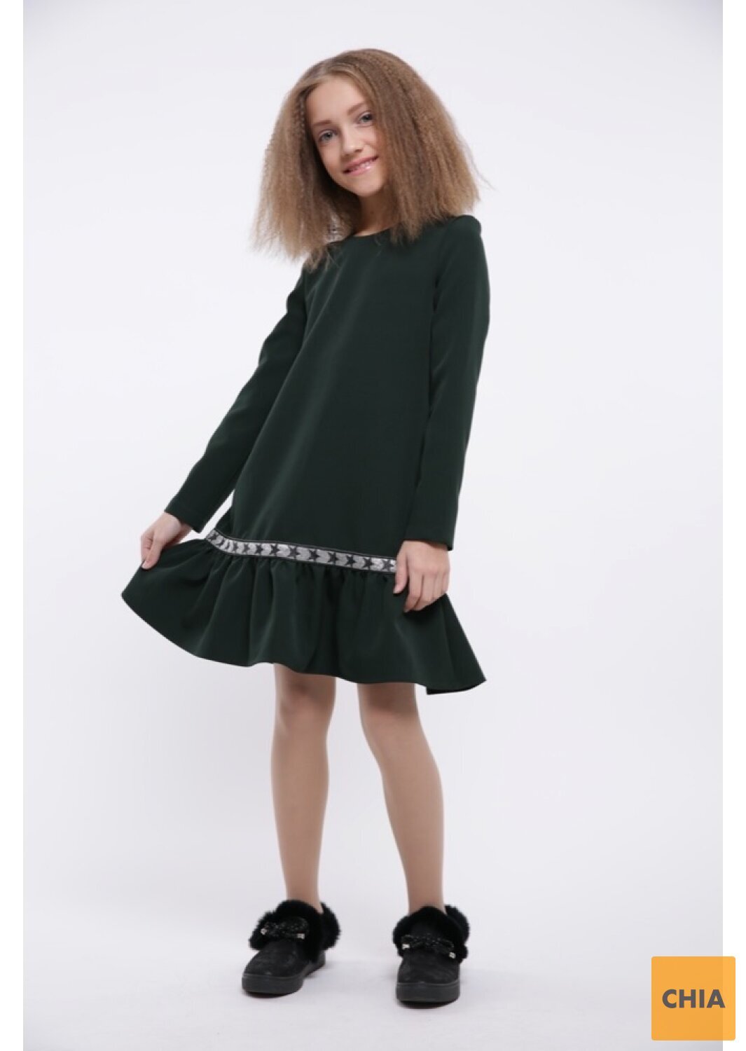 Платье Валерия зеленый