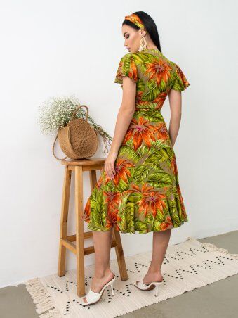 Larionoff: Платье Tropicana Серый принт 001933 - фото 3