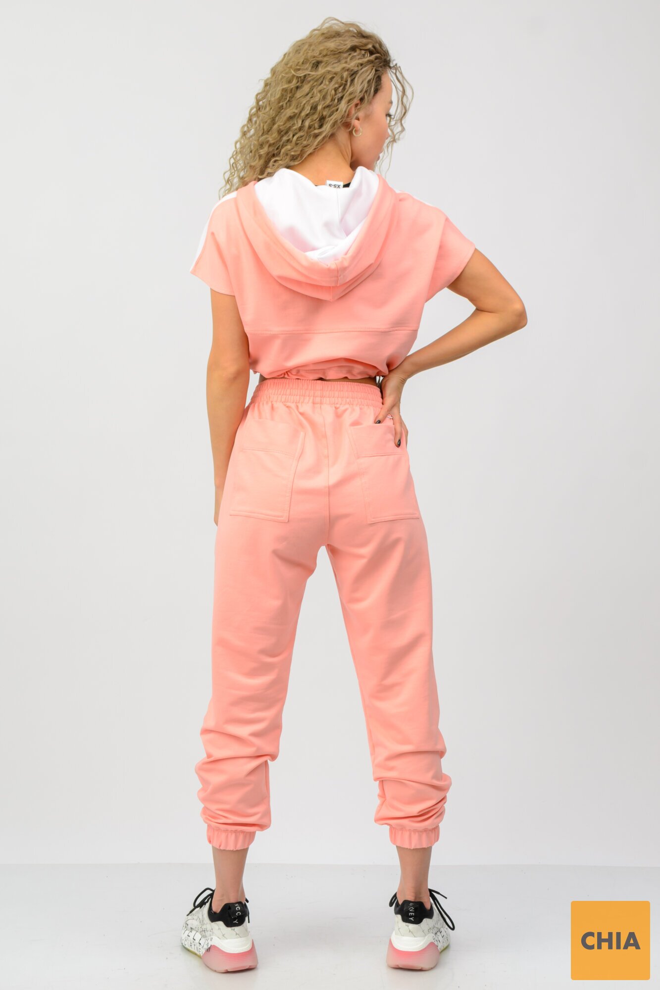 Комлект (Укороченное худи, штаны)