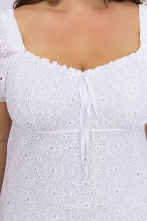 Glem: Платье Бажена-Б к/р белый 2 p71605 - фото 3