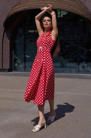 Jadone Fashion: Платье Влада красный - фото 1