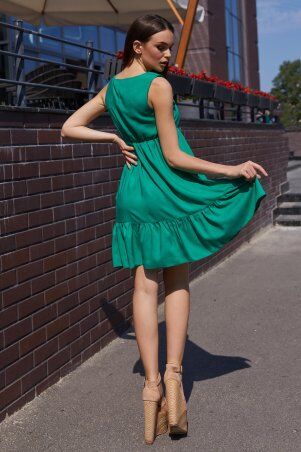 MasModa: Платье Оранж М21 зеленый 011 - фото 2