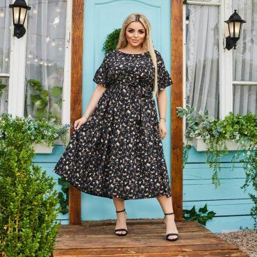 Красивое Платье С Оборкой Гоа