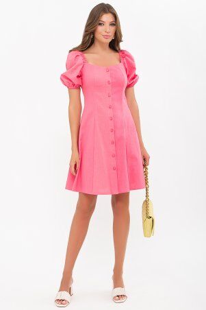 Glem: Платье Абелия к/р розовый p72056 - фото 2