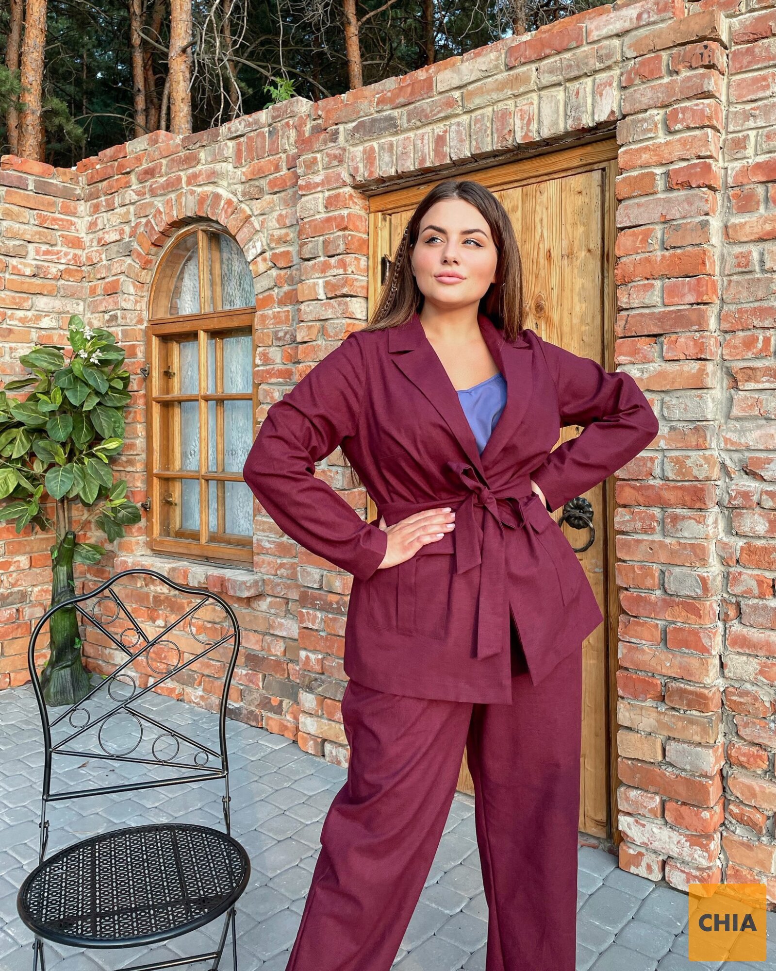 Костюм Оскар бордо