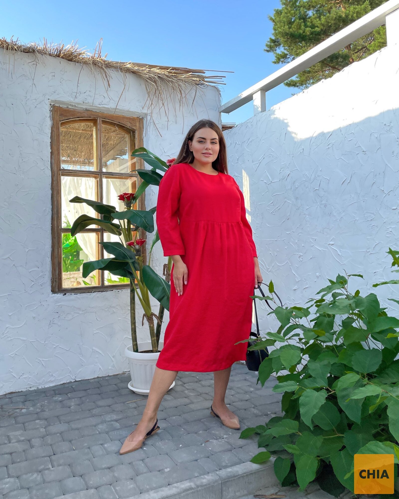 Платье Верона красный