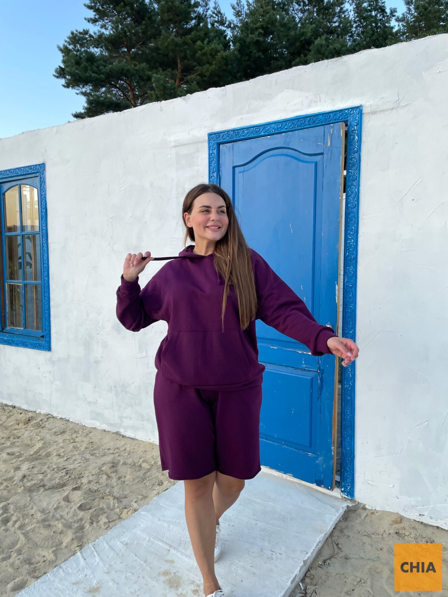 Костюм Джус слива худи+шорты