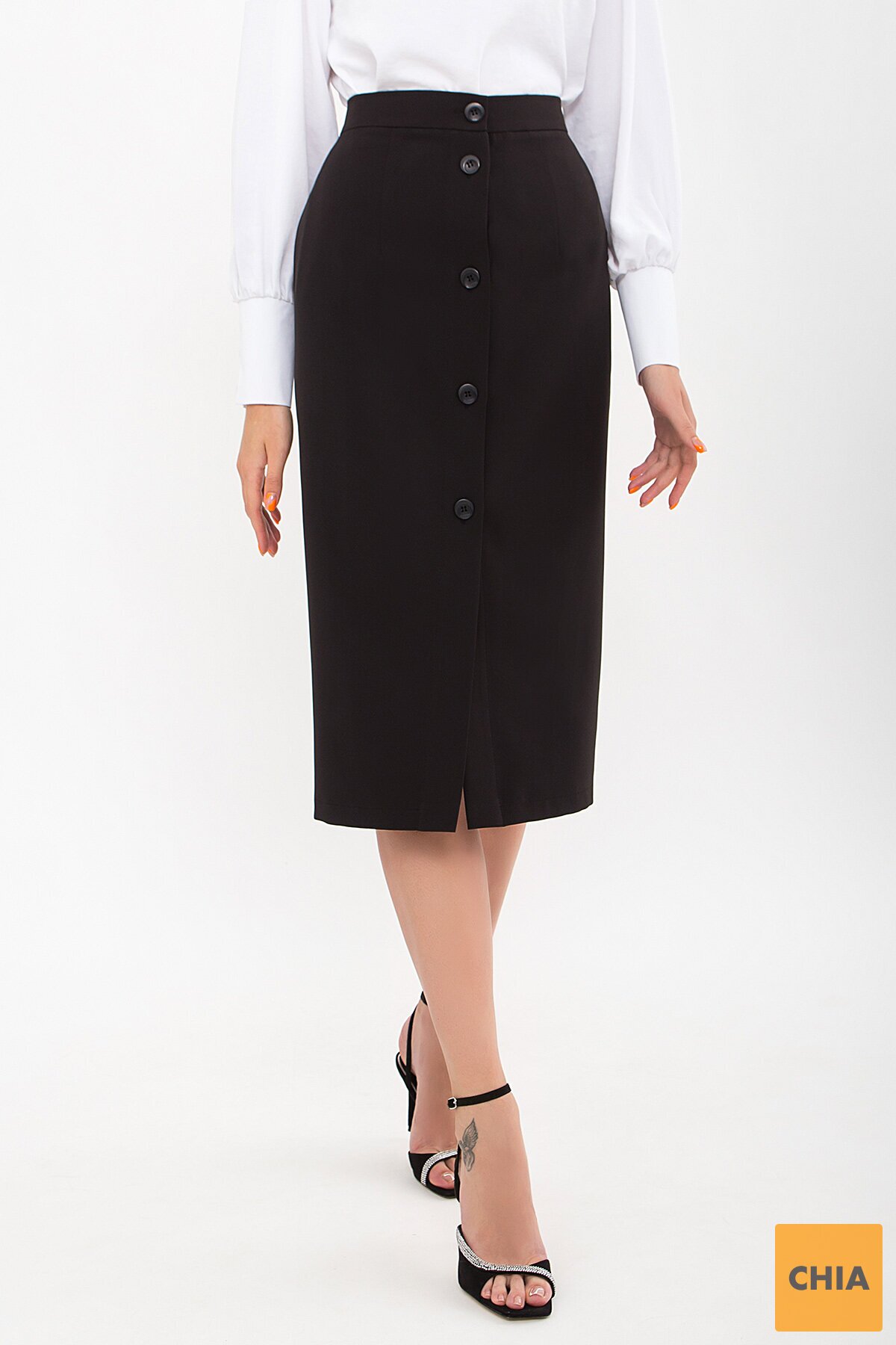 Юбка мод. №54 черный