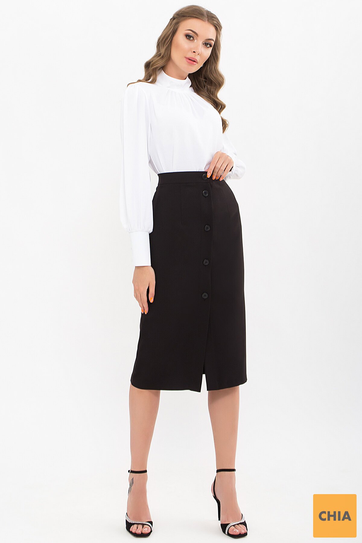 Юбка мод. №54 черный