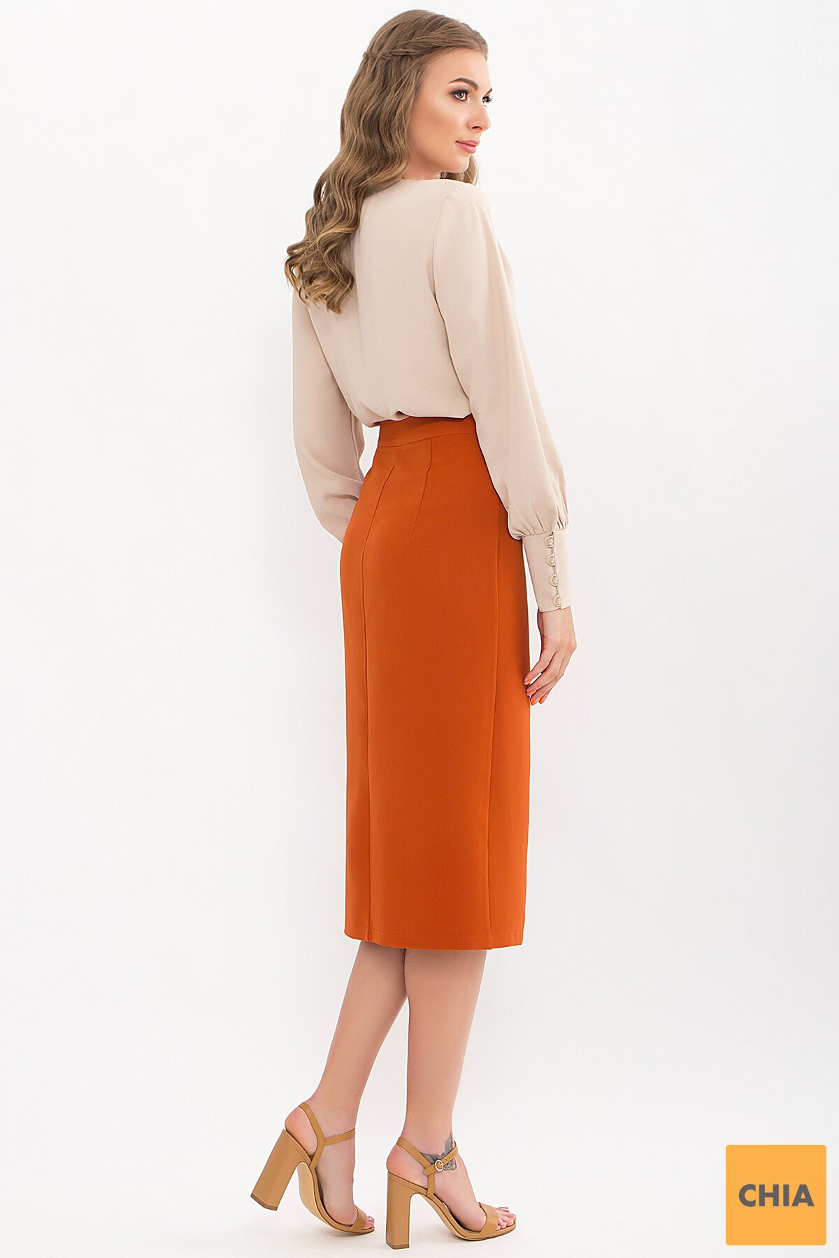 Блуза Ирэн д/р св. бежевый