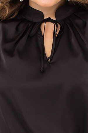 Glem: Блуза Калипса-Б д/р черный p72293 - фото 4