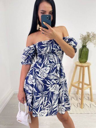 Larionoff: Платье HOT Синий-белый 002047 - фото 1