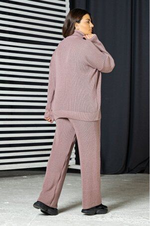 Prima Fashion Knit: Вязаный костюм "Адель" - темная пудра -  Size+ 2738023 - фото 2