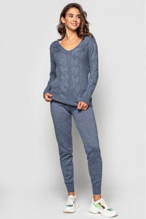 Prima Fashion Knit: Вязаный костюм "Николь" - Джинс 2705001 - фото 1