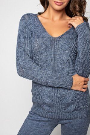 Prima Fashion Knit: Вязаный костюм "Николь" - Джинс 2705001 - фото 3