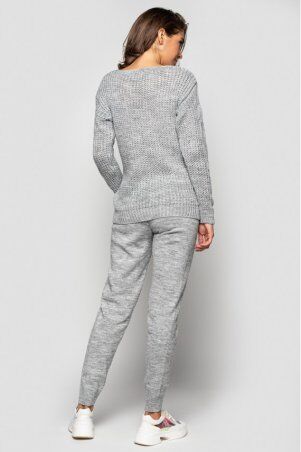 Prima Fashion Knit: Вязаный костюм "Николь" - Светло-серый 2705003 - фото 2
